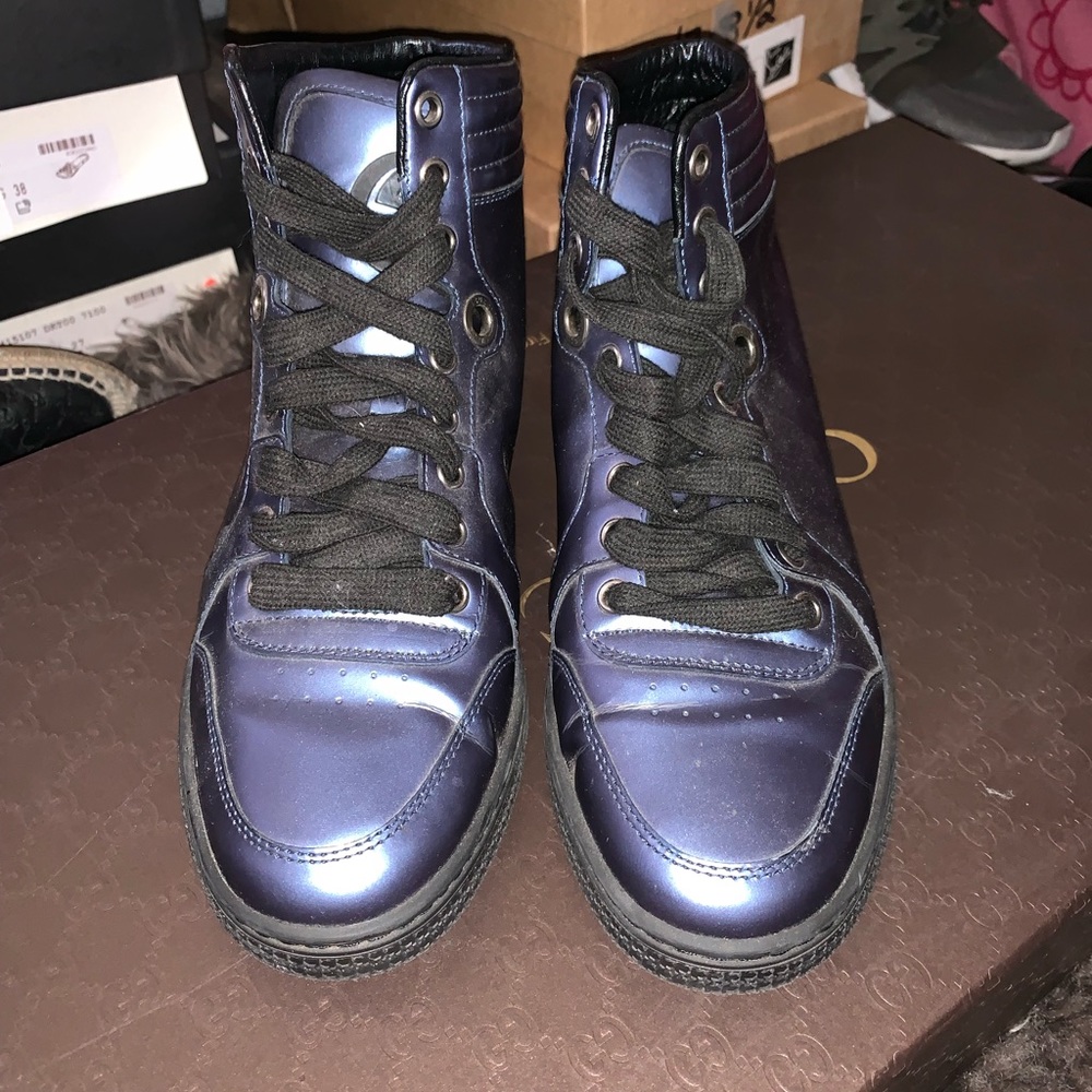 Gucci High Top leather sneakers